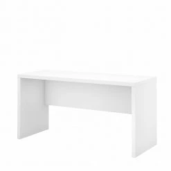 Office By Kathy Ireland® Echo 60W Laminate Credenza Desk - Pure White (KI60106-03)