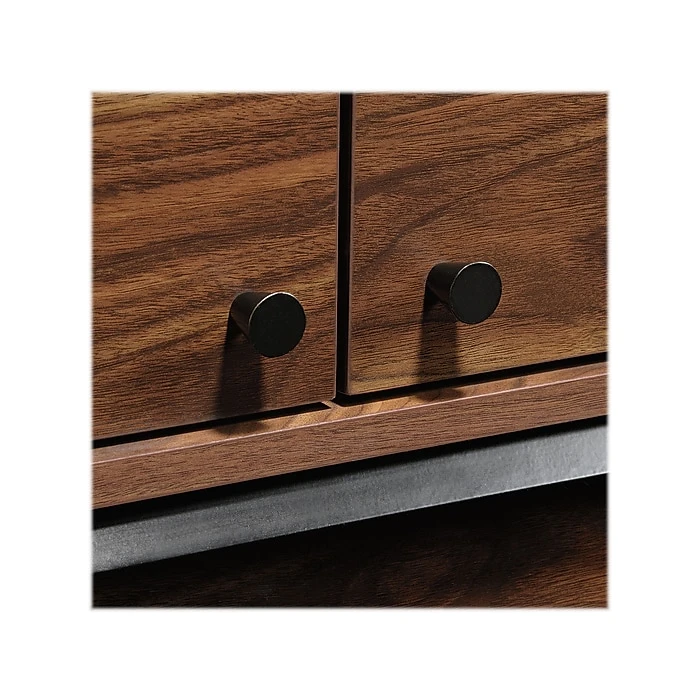 Sauder Harvey Park 28" Wall Desk in Grand Walnut - Compact Laminate Workspace (423704) 2 Sauder Harvey Park 28" Wall Desk in Grand Walnut - Compact Laminate Workspace (423704) - Image 2