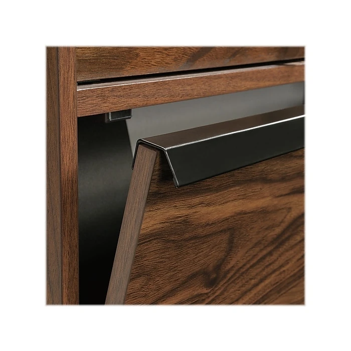 Sauder Harvey Park 28" Wall Desk in Grand Walnut - Compact Laminate Workspace (423704) 3 Sauder Harvey Park 28" Wall Desk in Grand Walnut - Compact Laminate Workspace (423704) - Image 3