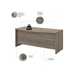 Bush Business Furniture Studio C 72" W Bow Front Computer Desk, Modern Hickory (SCD172MH) - Laminate Desk for Home & Office -Computer Office Desks Shop unnamed file 882