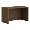 HON Mod 48" Credenza Desk Shell in Sepia Walnut - Durable Laminate Workspace | HLPLCS4824.LSE1