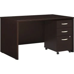 Bush Business Furniture Westfield 48W Desk with Pre-Assembled 3Dwr Mobile Pedestal in Mocha Cherry - Durable Laminate Office Desk -Computer Office Desks Shop unnamed file 976